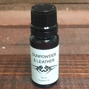 10 mL Fragrance Oil - Gunpowder & Leather