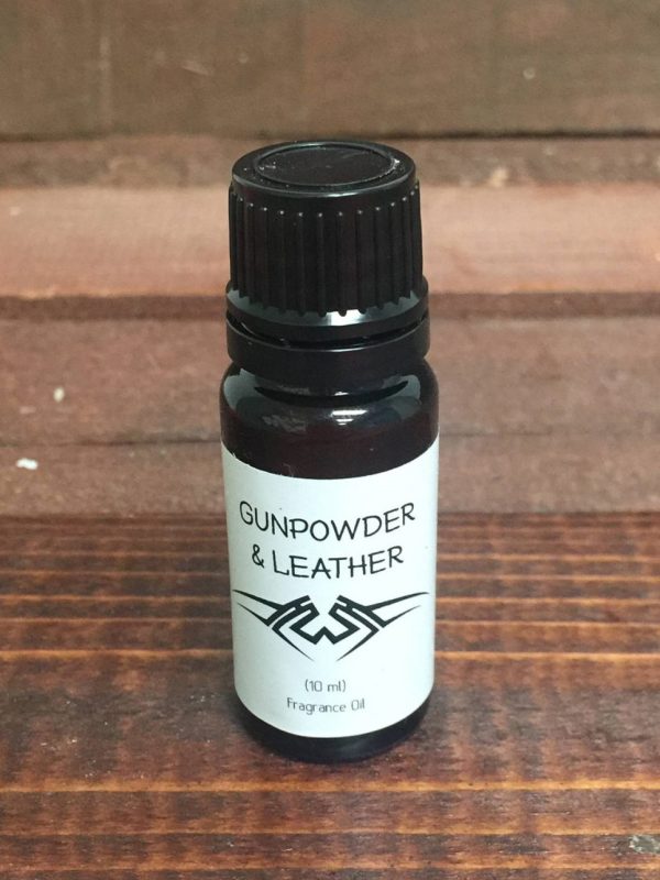 10 mL Fragrance Oil - Gunpowder & Leather
