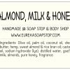 Almond Milk & Honey Handmade Hot Process Soap - Loaf - Image 2