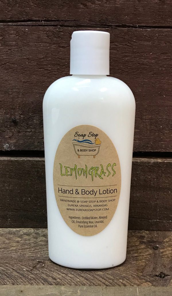 Lemongrass Handmade Hand & Body Lotion - One 8 oz Bottle