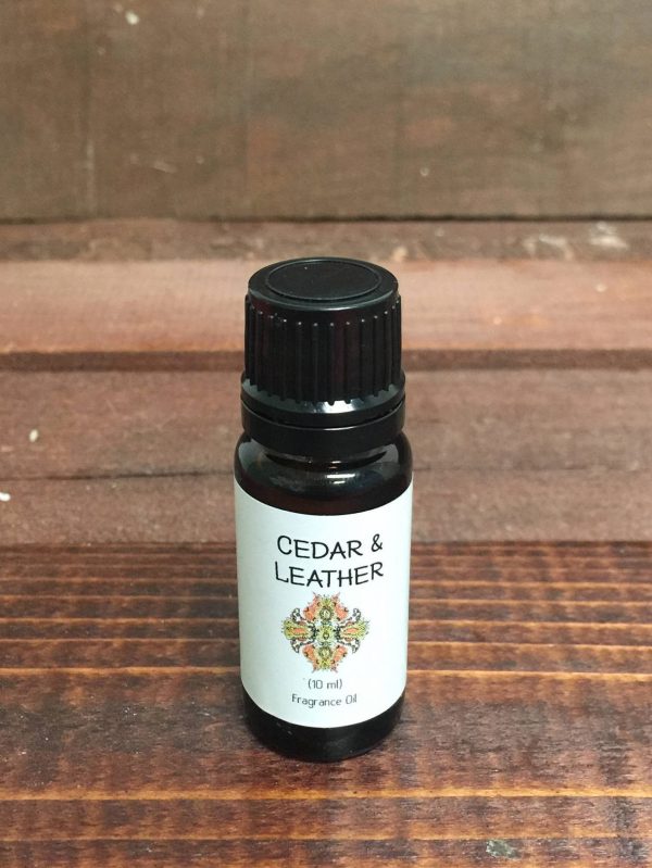 10 mL Fragrance Oil - Cedar & Leather