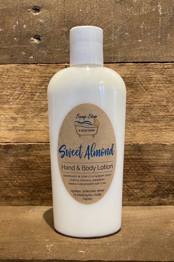 Sweet Almond Handmade Hand & Body Lotion - One 8 oz Bottle