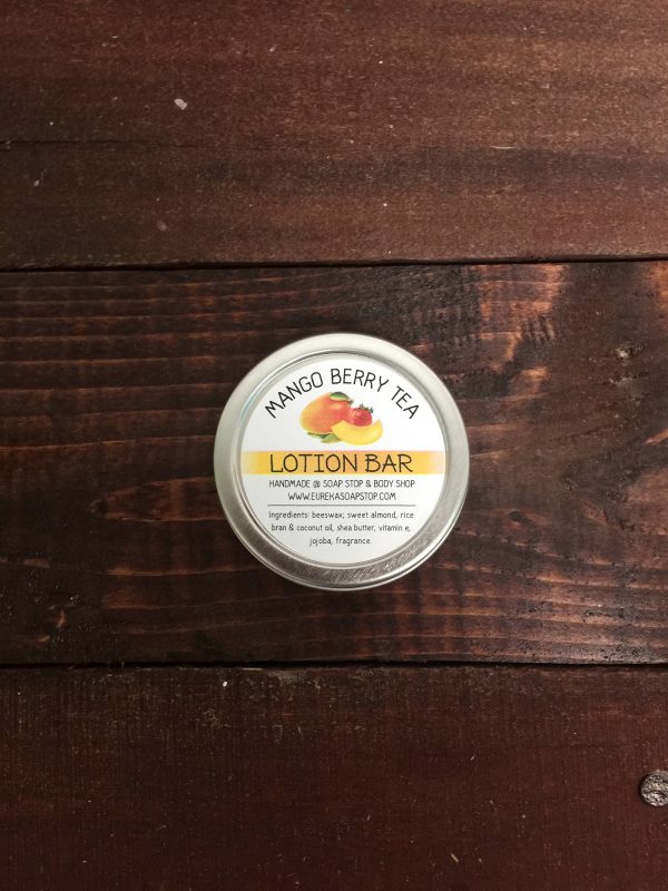 Mango Berry Tea Handmade Lotion Bar 1 oz Tin