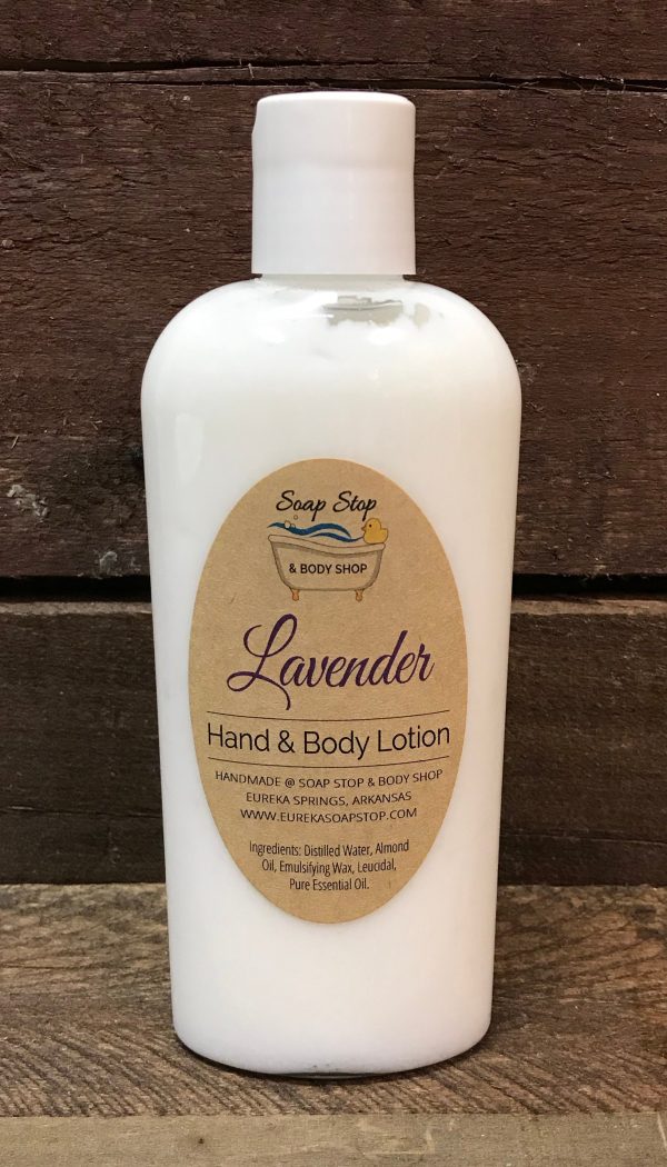 Lavender Handmade Hand & Body Lotion - One 8 oz Bottle