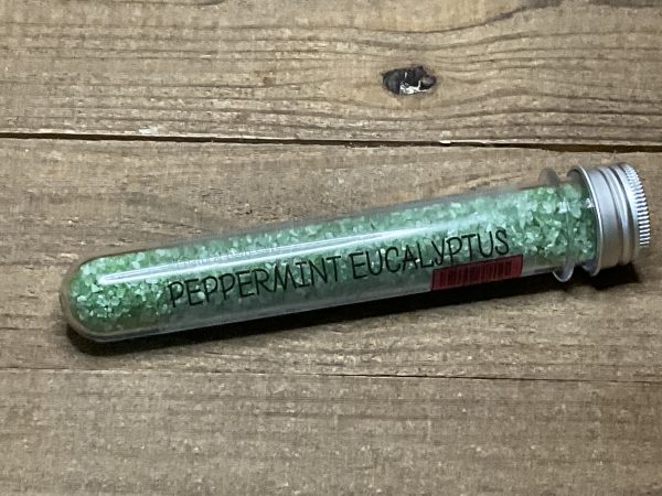 Bath Salts Tube - Peppermint Eucalyptus