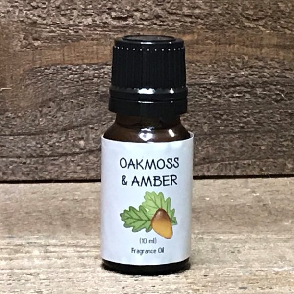 10 mL Fragrance Oil - Oakmoss & Amber