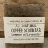 Coffee Scrub Soap Bar - Lemon w/Lavender