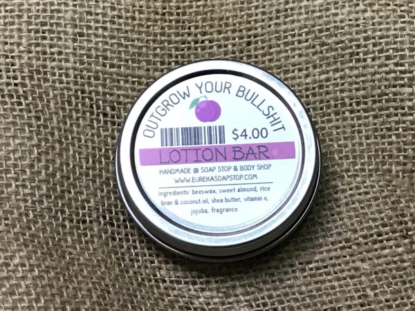 Lotion Bar - Outgrow your Bullshit 1 oz.