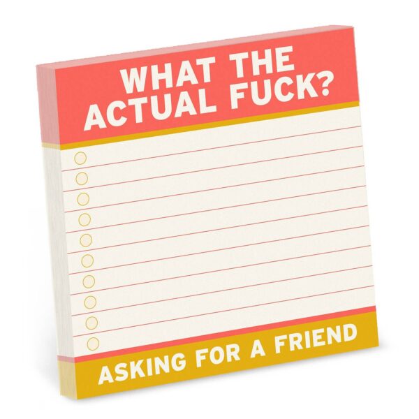Large Sticky Notes - What the Actual Fuck