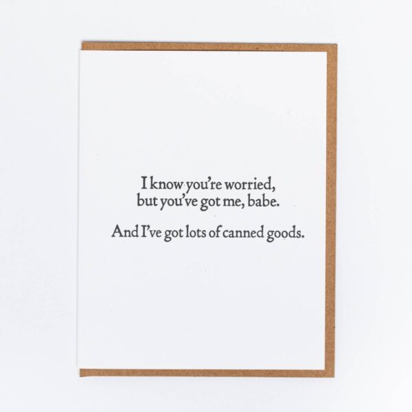 Greeting Card - Canned Goods