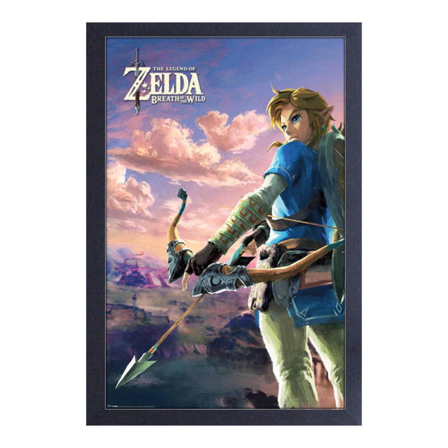 Framed Print – Zelda BotW Hyrule Scene – Soap Stop & Body Shop