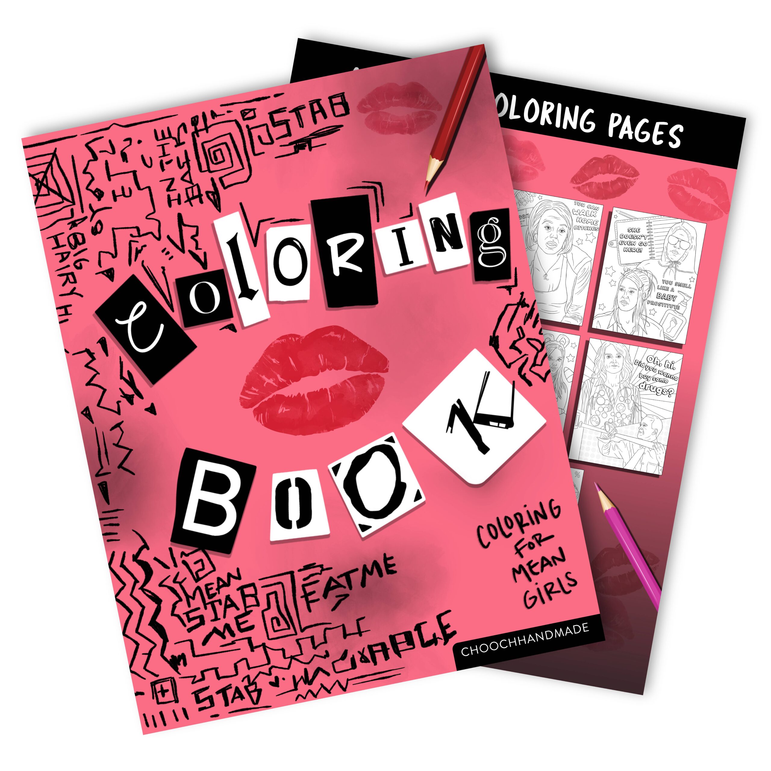 Coloring Book – Unofficial Mean Girls – Soap Stop & Body Shop