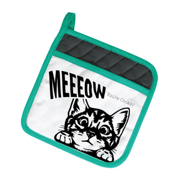 Potholder - Meeeow You're Cookin'