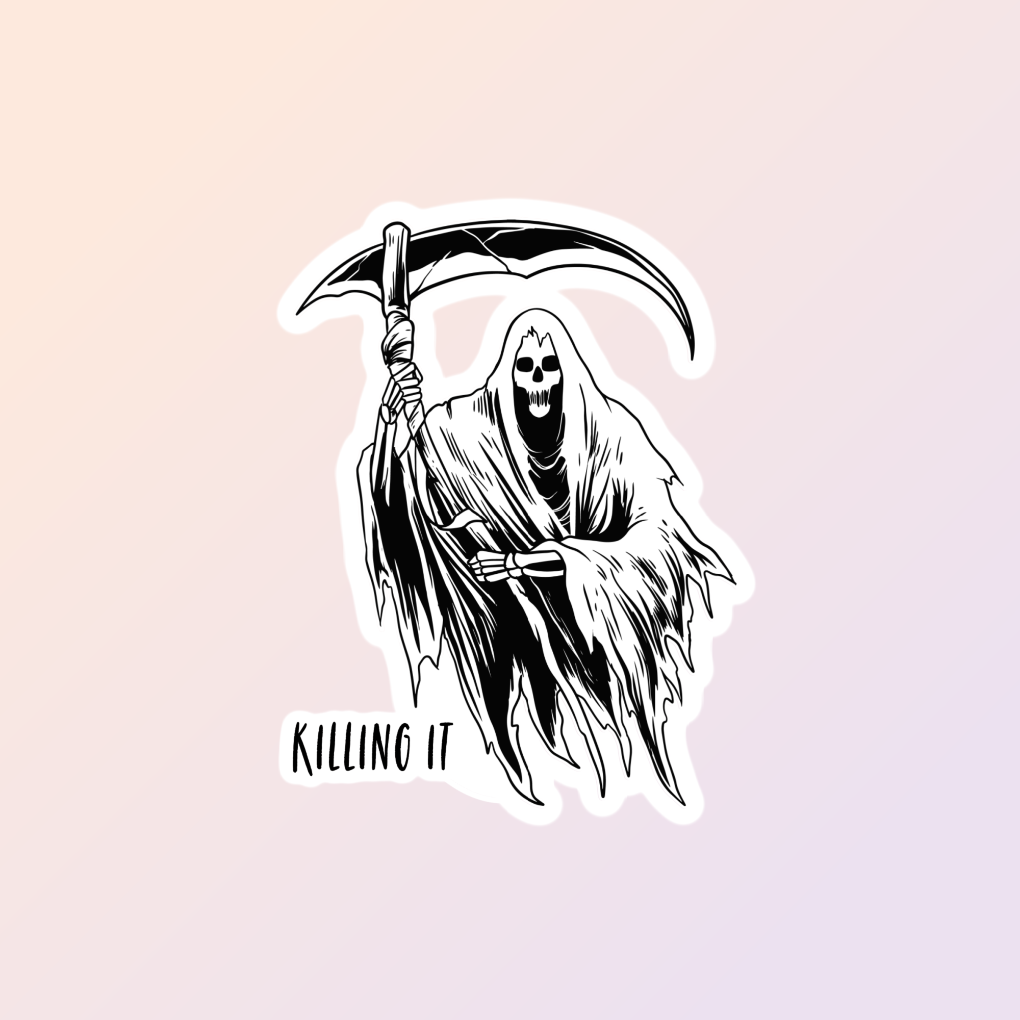 be the grim reaper' Sticker