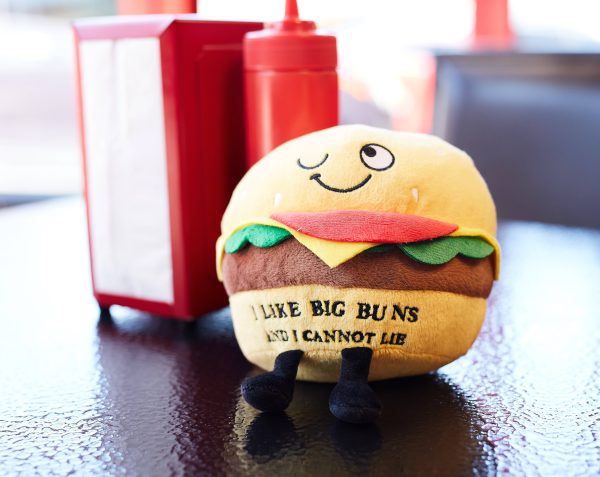 Plush - "I Like Big Buns & I Cannot Lie" Novelty Plush Burger Gift