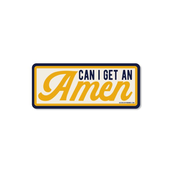 STK - Can I Get An Amen Sticker