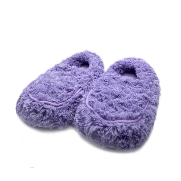 Warmies - Curly Purple Slippers