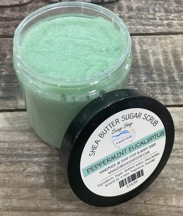 Shea Sugar Scrubs - Peppermint Eucalyptus