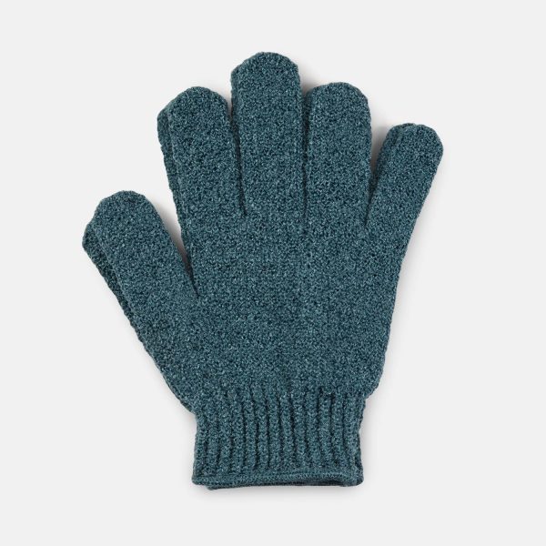 Well Groomed Exfoliating Gloves - Blue